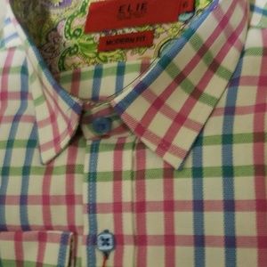 Boys button-down long-sleeve shirt